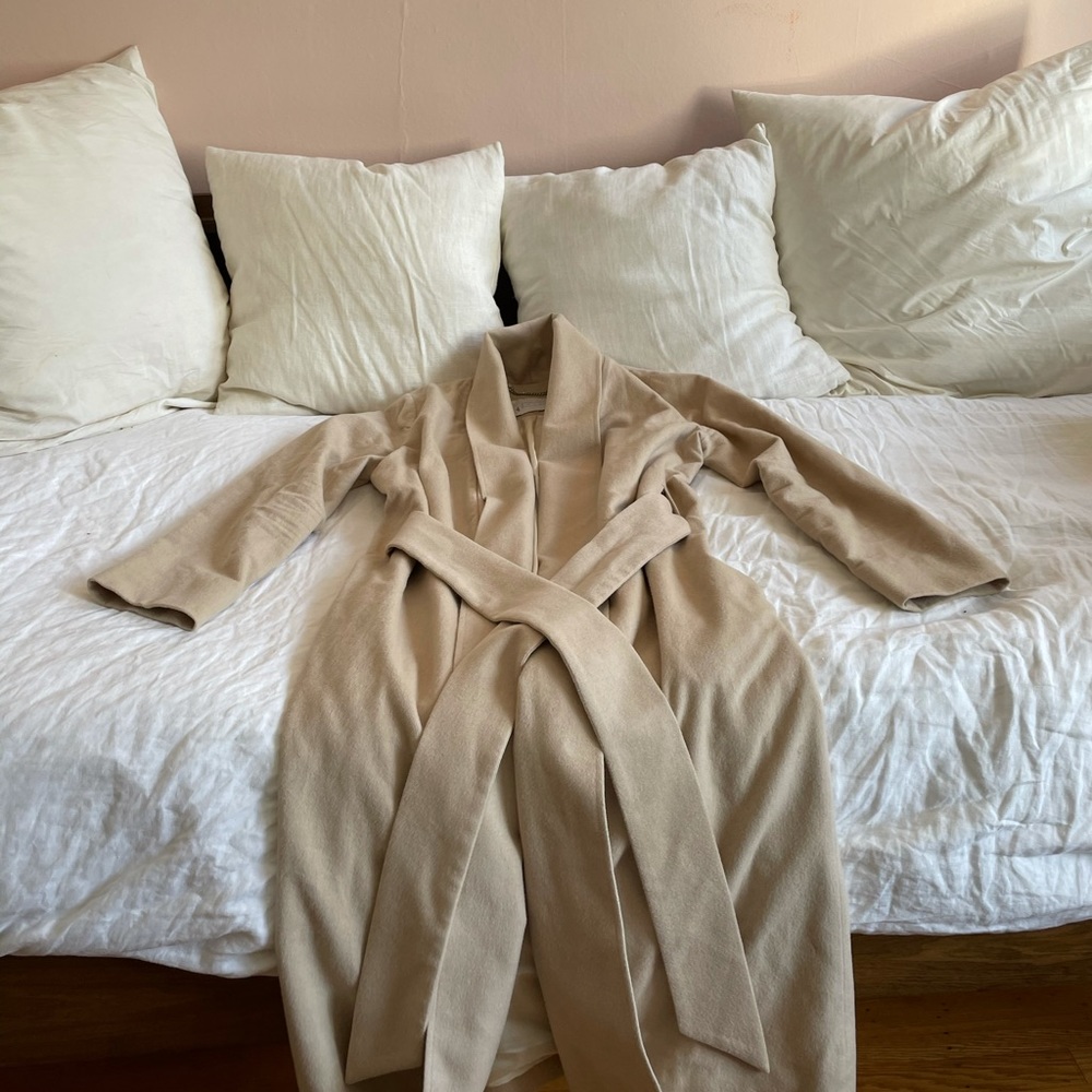 AYR Robe Camel Wrap Coat